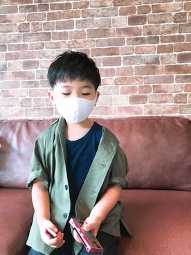 「5歳」｜「アイテム（タンクトップ）」を使った、P×Kさん（キッズ・100cm）の夏コーディネート