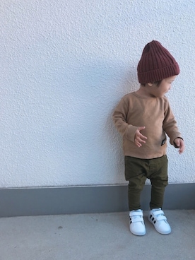 P×Kさん（キッズ・80cm）の秋コーディネート