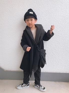 「5歳」｜「アイテム（その他アウター）」を使った、P×Kさん（キッズ・110cm）の冬コーディネート