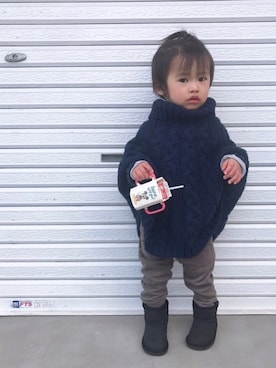 P×Kさん（キッズ・80cm）の冬コーディネート