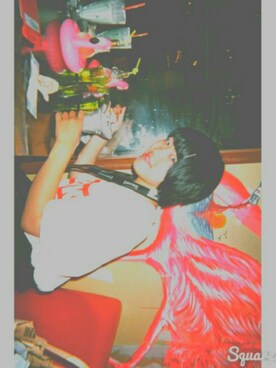 「SHANK（シャンク）のアイテム」を使った、hüさん（レディース・153cm）の夏コーディネート