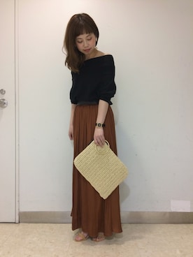 「コルセット」｜hikariさん（レディース・153cm）の春コーディネート