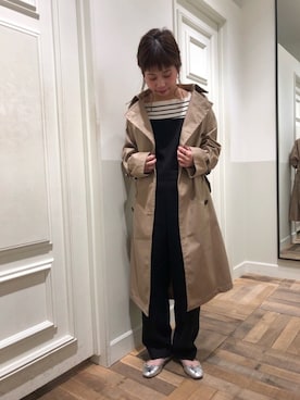 「153cm」｜「アイテム（オールインワン・サロペット）」を使った、hikariさん（レディース・153cm）の春コーディネート