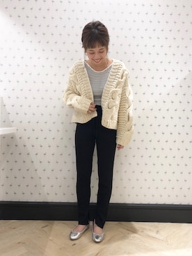 「ハンドメイド」｜hikariさん（レディース・153cm）の秋コーディネート