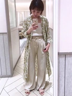 「アイテム（シャツワンピース）」を使った、hikariさん（レディース・153cm・20代）の夏コーディネート