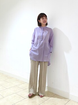 「アパートバイローリーズ」｜「アイテム（キャミソール）」を使った、hikariさん（レディース・153cm）の夏コーディネート
