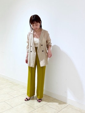 「アパートバイローリーズ」｜「アイテム（キャミソール）」を使った、hikariさん（レディース・153cm）の秋コーディネート