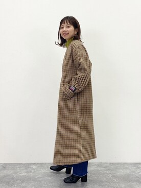 「アパートバイローリーズ」｜「アイテム（その他アウター）」を使った、hikariさん（レディース・153cm）の秋コーディネート