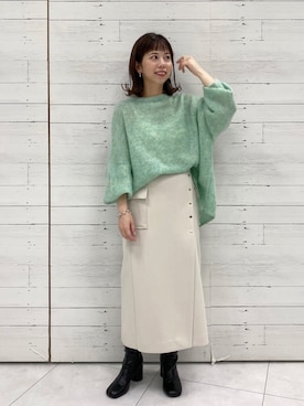 「アパートバイローリーズ」｜「アイテム（キャミソール）」を使った、hikariさん（レディース・153cm）の秋コーディネート