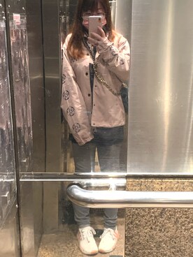 「panda（パンダ）のアイテム（ジャケット/アウター）」を使った、karin さん（レディース・157cm）の秋コーディネート