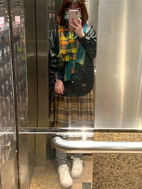 「SENSE（センス）のアイテム」を使った、karin さん（レディース・157cm）の冬コーディネート