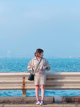 「eight sixty（エイト・シックスティ）のアイテム」を使った、karin さん（レディース・157cm）の冬コーディネート