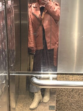 karin さん（レディース・157cm）の冬コーディネート