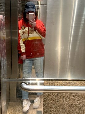 「SPAO（スパオ）のアイテム（トップス）」を使った、karin さん（レディース・157cm）の冬コーディネート