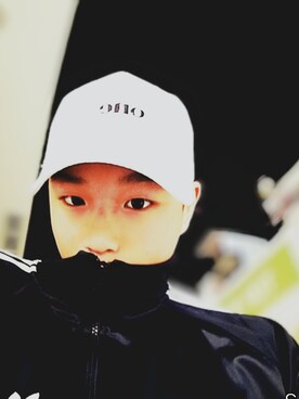 「ONE（ワン）のアイテム」を使った、康宇翔さん（メンズ・175cm）の冬コーディネート