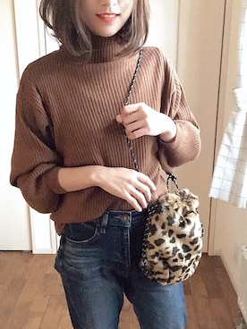 くつまるさん（レディース・161cm）の秋コーディネート