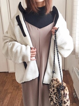 「SEVENDAYS=SUNDAY（セブンデイズサンデイ）のアイテム（ブルゾン）」を使った、くつまるさん（レディース・161cm）の秋コーディネート