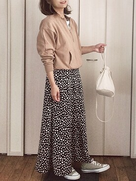 くつまるさん（レディース・162cm）の秋コーディネート