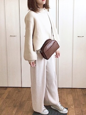 くつまるさん（レディース・162cm）の秋コーディネート