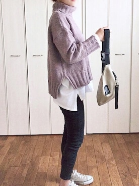 くつまるさん（レディース・162cm）の秋コーディネート