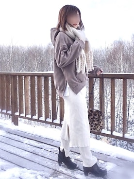 くつまるさん（レディース・162cm）の冬コーディネート