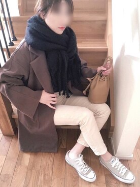 くつまるさん（レディース・161cm）の冬コーディネート