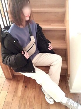 くつまるさん（レディース・161cm）の冬コーディネート