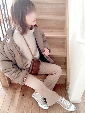 くつまるさん（レディース・161cm）の冬コーディネート
