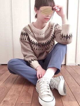 くつまるさん（レディース・161cm）の冬コーディネート