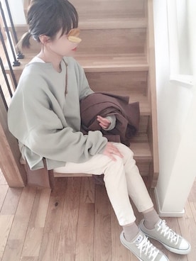 くつまるさん（レディース・161cm）の冬コーディネート