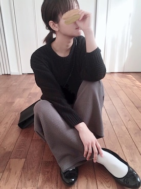 くつまるさん（レディース・161cm）の冬コーディネート