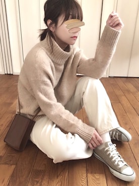 くつまるさん（レディース・161cm）の冬コーディネート