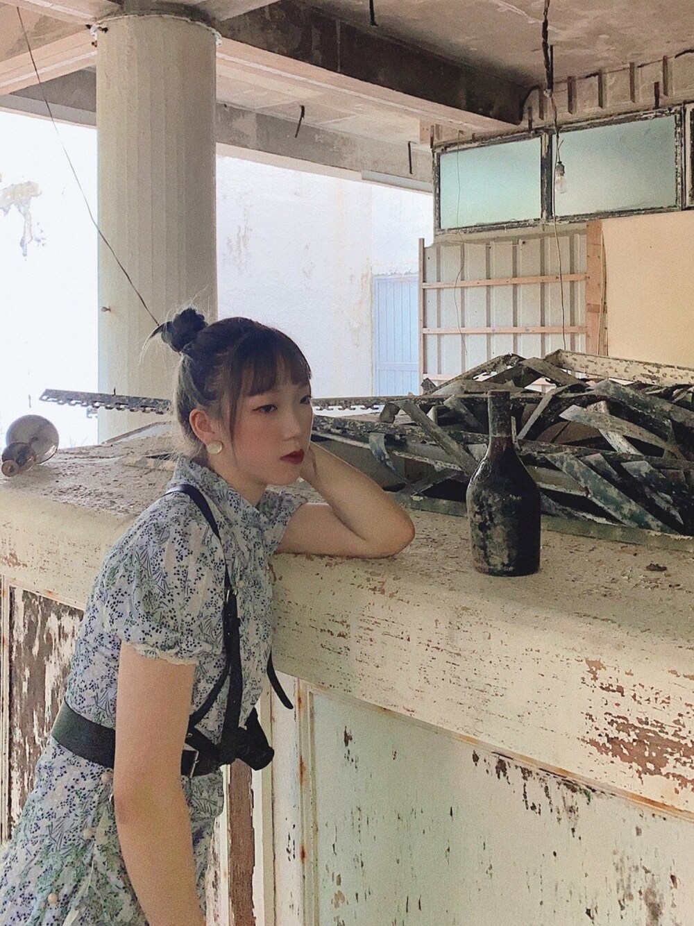 「chinese new year、Chinese Style、中古、CHINAグラフィックTシャツ、Cheongsam、cheongsam dress」｜「no brandのアイテム（グラス/マグカップ/タンブラー、ブラック系）」を使った、lymtaleさん（レディース・157cm）の夏コーディネートの1枚目の写真