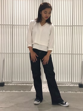 RINさん（レディース・164cm）の春コーディネート