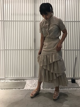 RINさん（レディース・164cm）の夏コーディネート