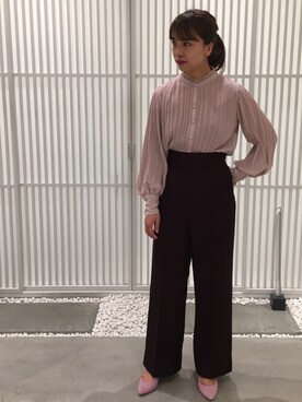 UNITED TOKYOのシャツ/ブラウス（ピンク系）を使った人気ファッション 