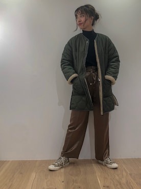 「PUBLIC TOKYO（パブリックトウキョウ）のアイテム（その他アウター）」を使った、RINさん（レディース・164cm）の秋コーディネート