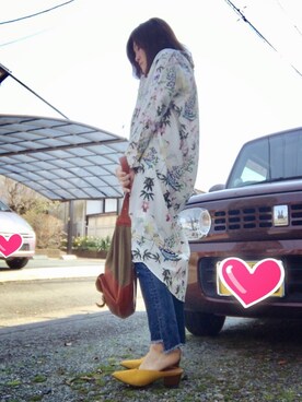 「アイテム（シャツワンピース）」を使った、Sатоко⋆*さん（レディース・156cm・20代）の春コーディネート
