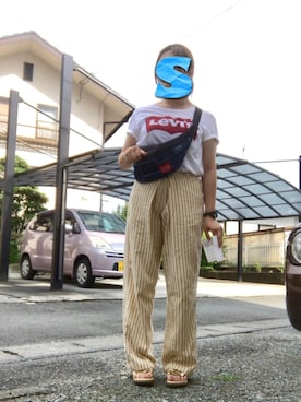 「Manhattan Portage」｜Sатоко⋆*さん（レディース・156cm）の夏コーディネート