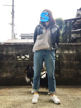 「CONVERSE（コンバース）のCONVERSE コンバース ジャック パーセル / JACK PURCEL（スニーカー）」を使った、Sатоко⋆*さん（レディース・156cm）の春コーディネート