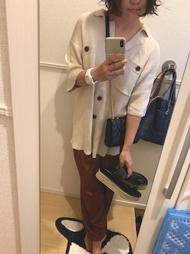 「Marc by Marc Jacobs（マークバイマークジェイコブス）のアイテム（アナログ腕時計）」を使った、Sатоко⋆*さん（レディース・156cm）の秋コーディネート