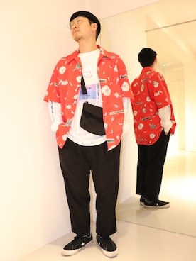 LHP福岡店 staffさん（メンズ・165cm）の夏コーディネート