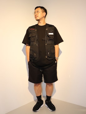 「LONELY/論理（ロンリー）のアイテム（トップス）」を使った、LHP福岡店 staffさん（メンズ・165cm）の夏コーディネート