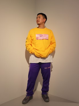 「LONELY/論理（ロンリー）のアイテム（トップス）」を使った、LHP福岡店 staffさん（メンズ・165cm）の秋コーディネート