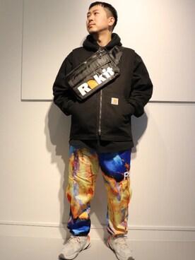 「Carhartt WIP（カーハートダブリューアイピー）のアイテム（ジャケット/アウター）」を使った、LHP福岡店 staffさん（メンズ・165cm）の秋コーディネート
