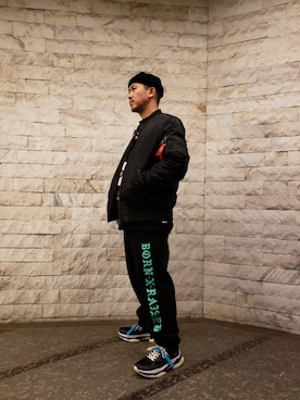 「L.H.P（エルエイチピー）のアイテム（シューズ）」を使った、LHP福岡店 staffさん（メンズ・165cm）の冬コーディネート
