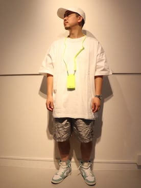 「MAGIC STICK（マジックスティック）のアイテム（財布/小物）」を使った、LHP福岡店 staffさん（メンズ・165cm）の夏コーディネート