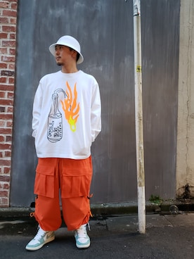 「FULLBK」｜LHP福岡店 staffさん（メンズ・165cm）の夏コーディネート