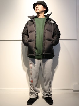 「LONELY/論理（ロンリー）のアイテム」を使った、LHP福岡店 staffさん（メンズ・165cm）の秋コーディネート