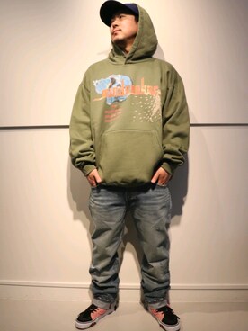 LHP福岡店 staffさん（メンズ・165cm）の春コーディネート